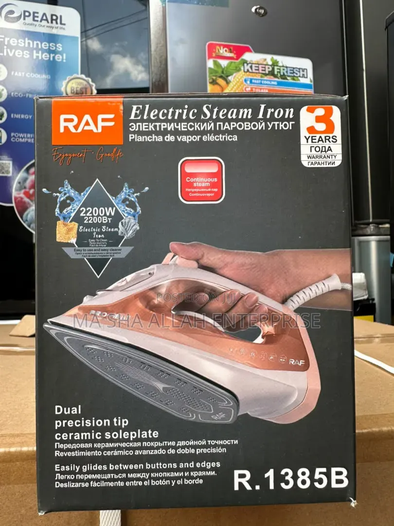 Powerful Big Orange RAF Steam Iron