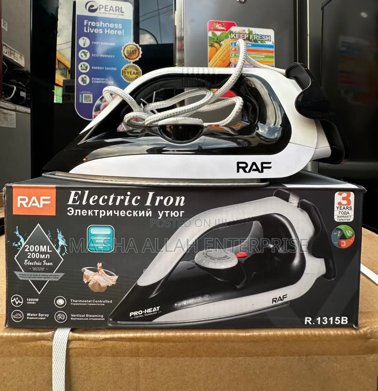 Powerful Durable RAF Dry Iron