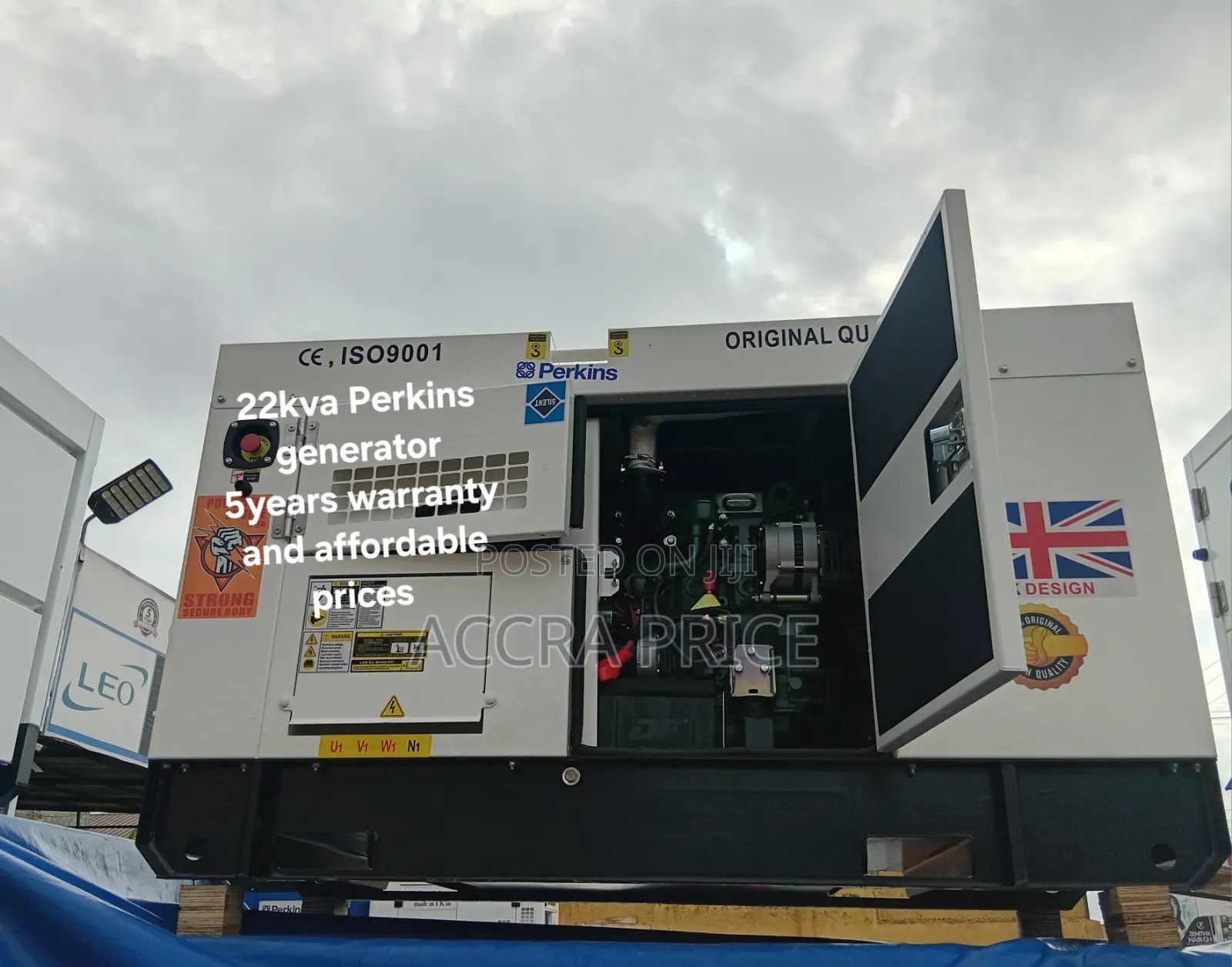 Brand New Perkins 22KVA Diesel Genset – Heavy Duty, Reliable and Fuel