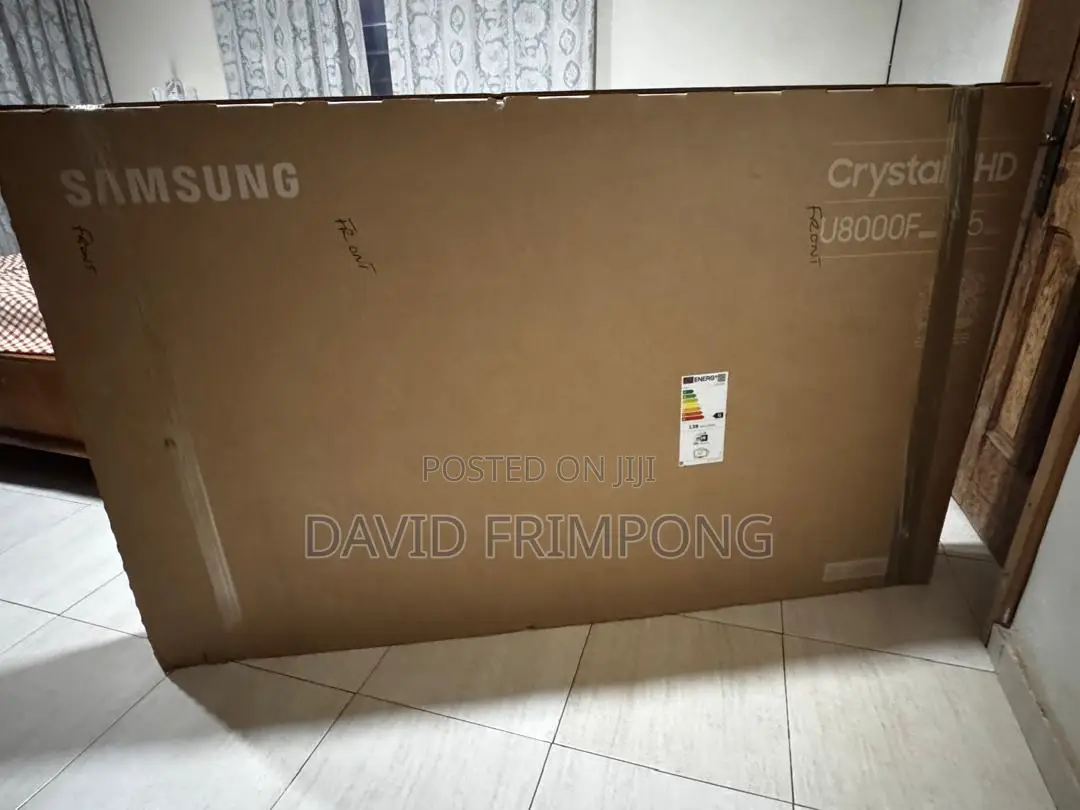 Sumsung 75-Inch Crystal UHD Smart TV.