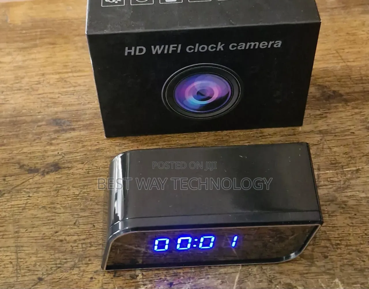 Table Clock Wireless Hidden Camera