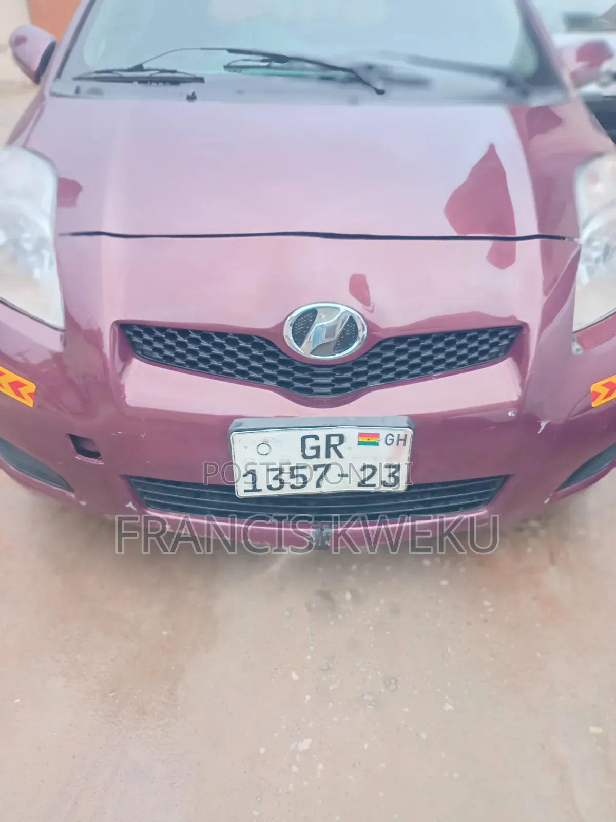 Toyota Vitz 1.3 AWD 3dr 2010 Brown