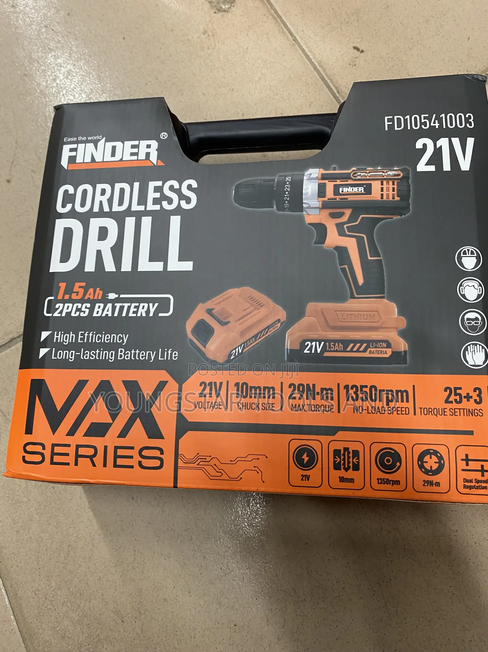 A 21v Lithium Impact Drill Set