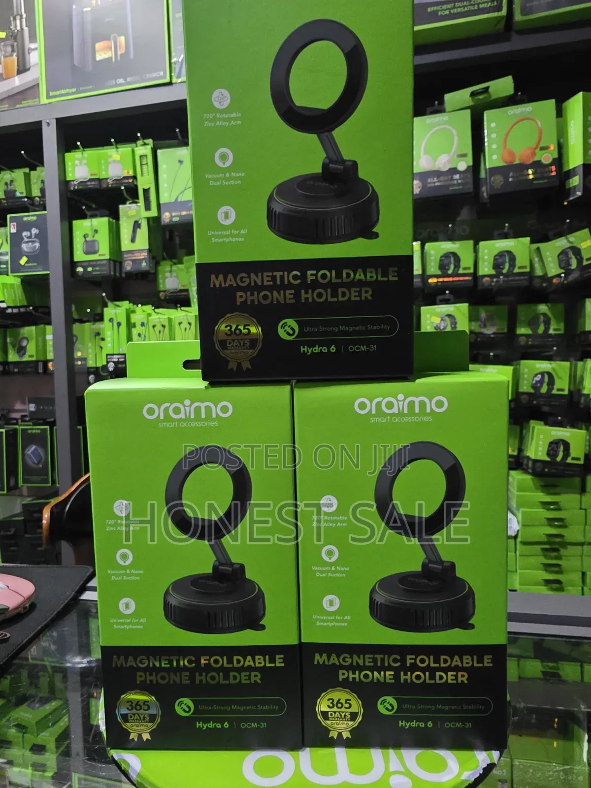Oraimo Hydra 6 Magnetic Foldable Phone Holder