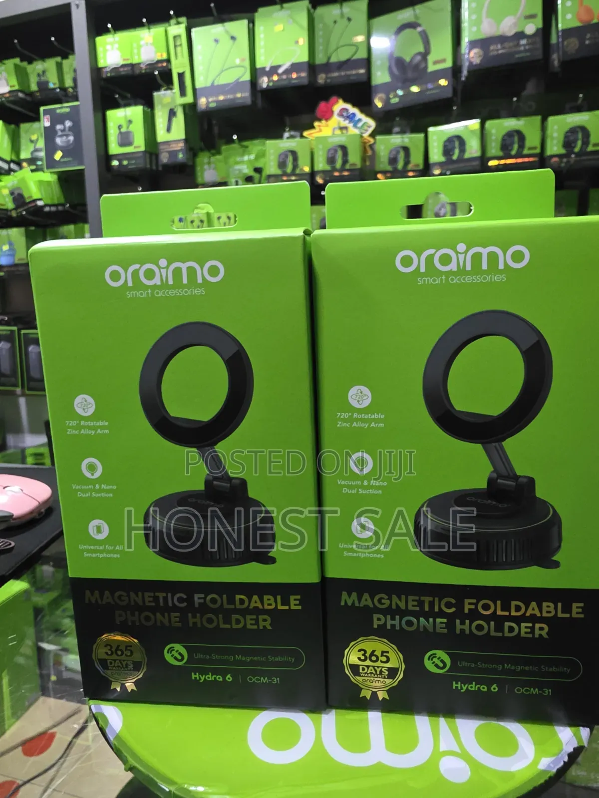 Oraimo Hydra 6 Magnetic Foldable Phone Holder