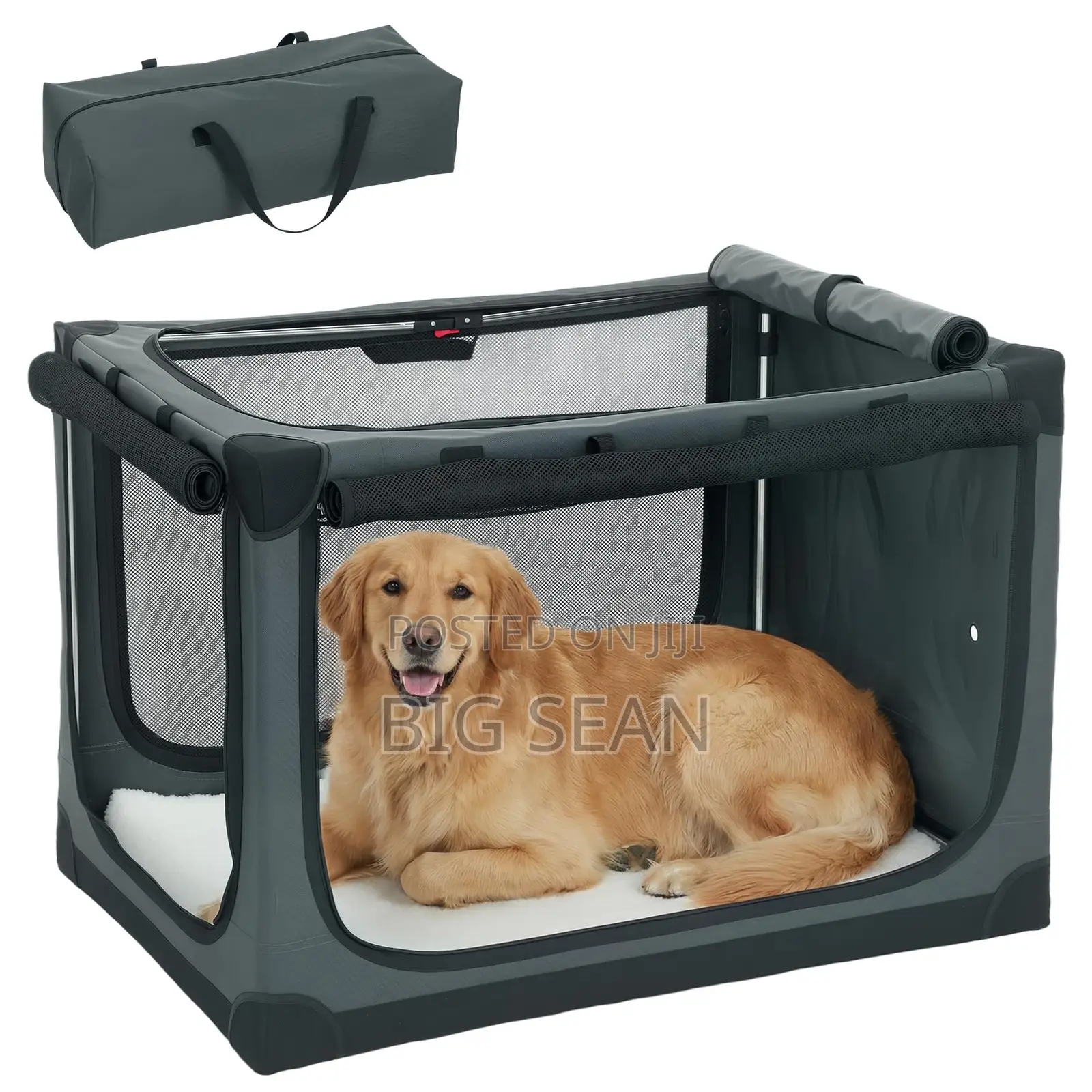 PawHut Collapsible Dog Cage for Dogs and Cats