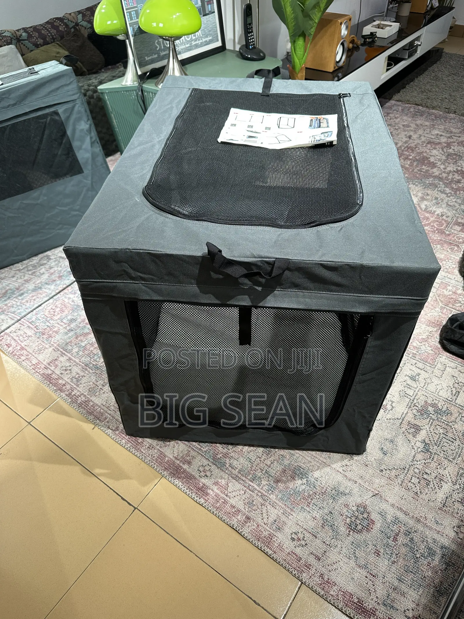 PawHut Collapsible Dog Cage for Dogs and Cats