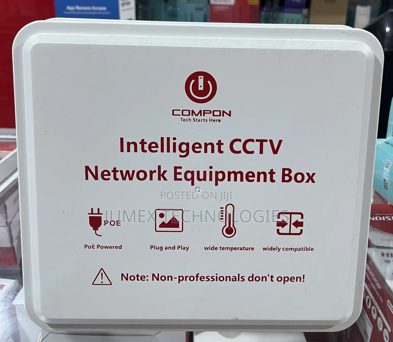 CCTV DVR / Switch Box 2u Plastic Cabinet With Extension
