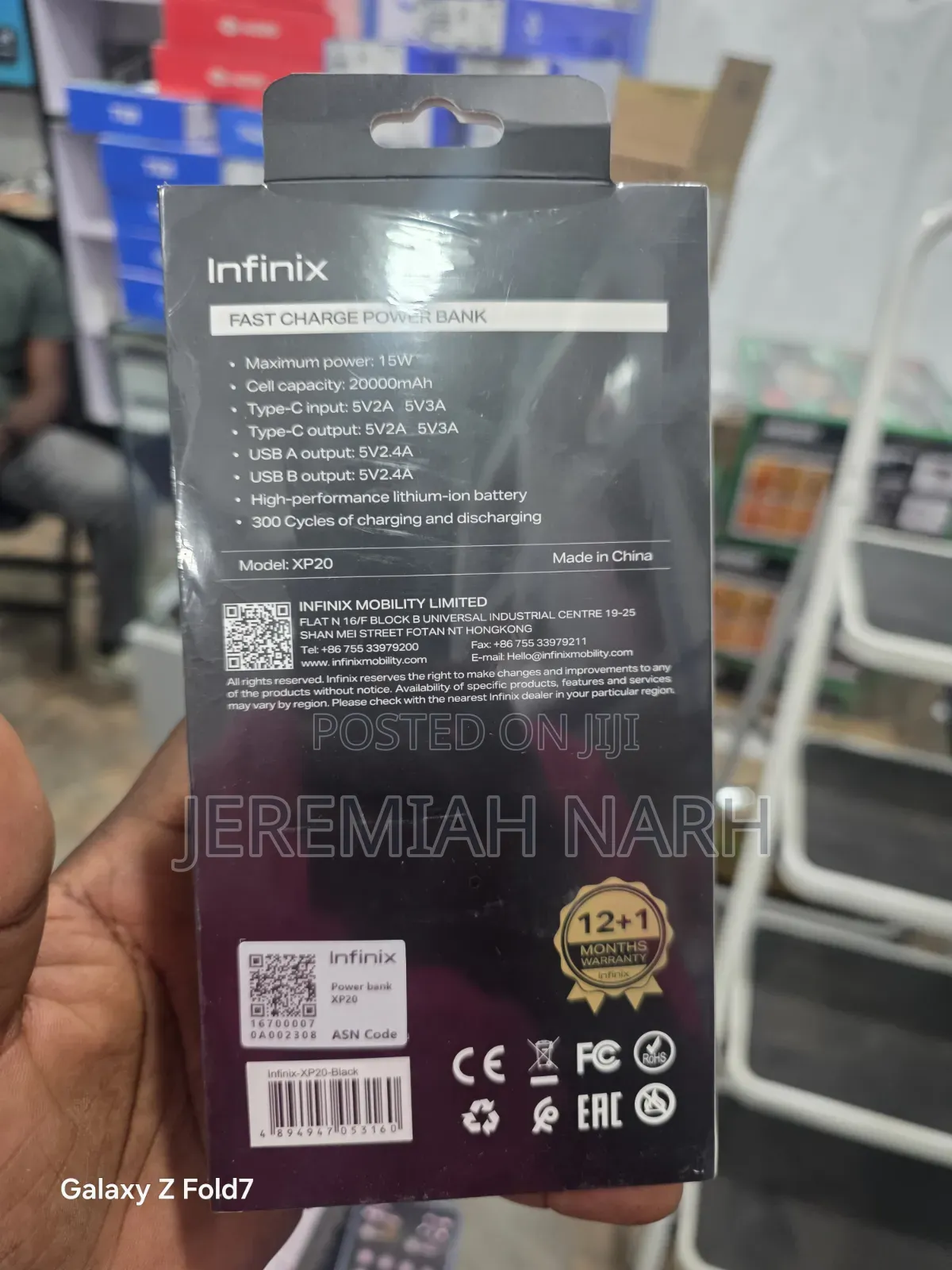 Original 2000mAh Infinix Power Bank
