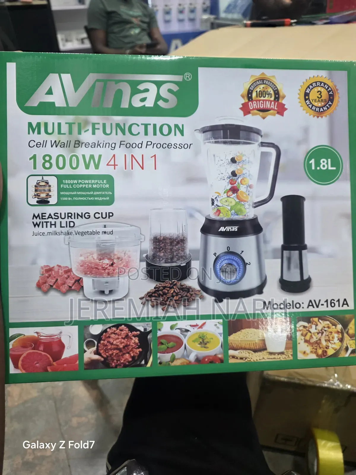 Avinas 4 in 1 Multi Function Blender