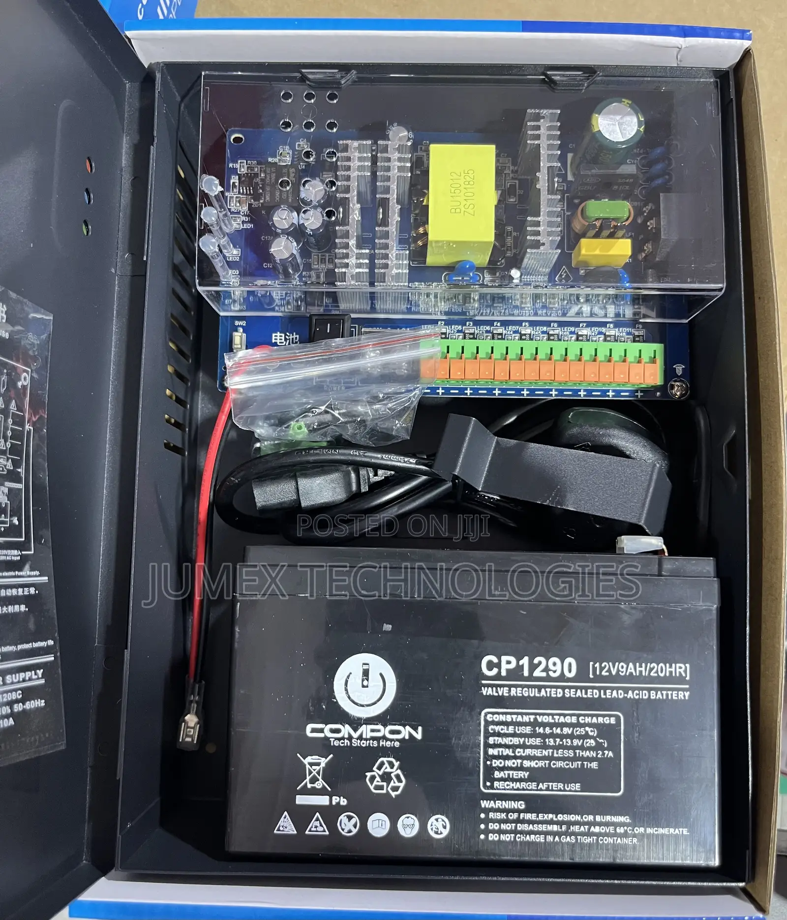 8ch CCTV Backup Power Supply Ak Switching Power Supply With Battery