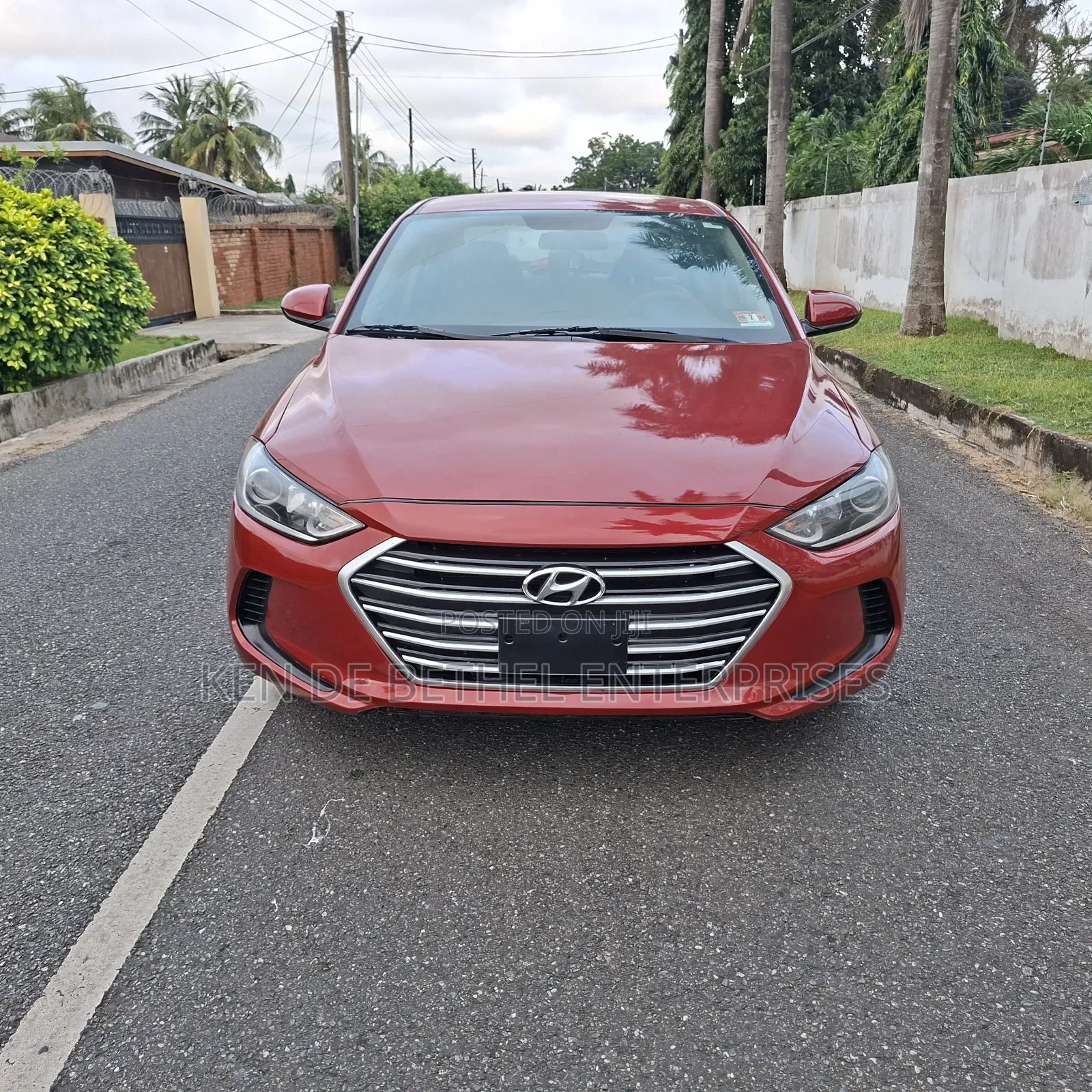 Hyundai Elantra 2017 Red