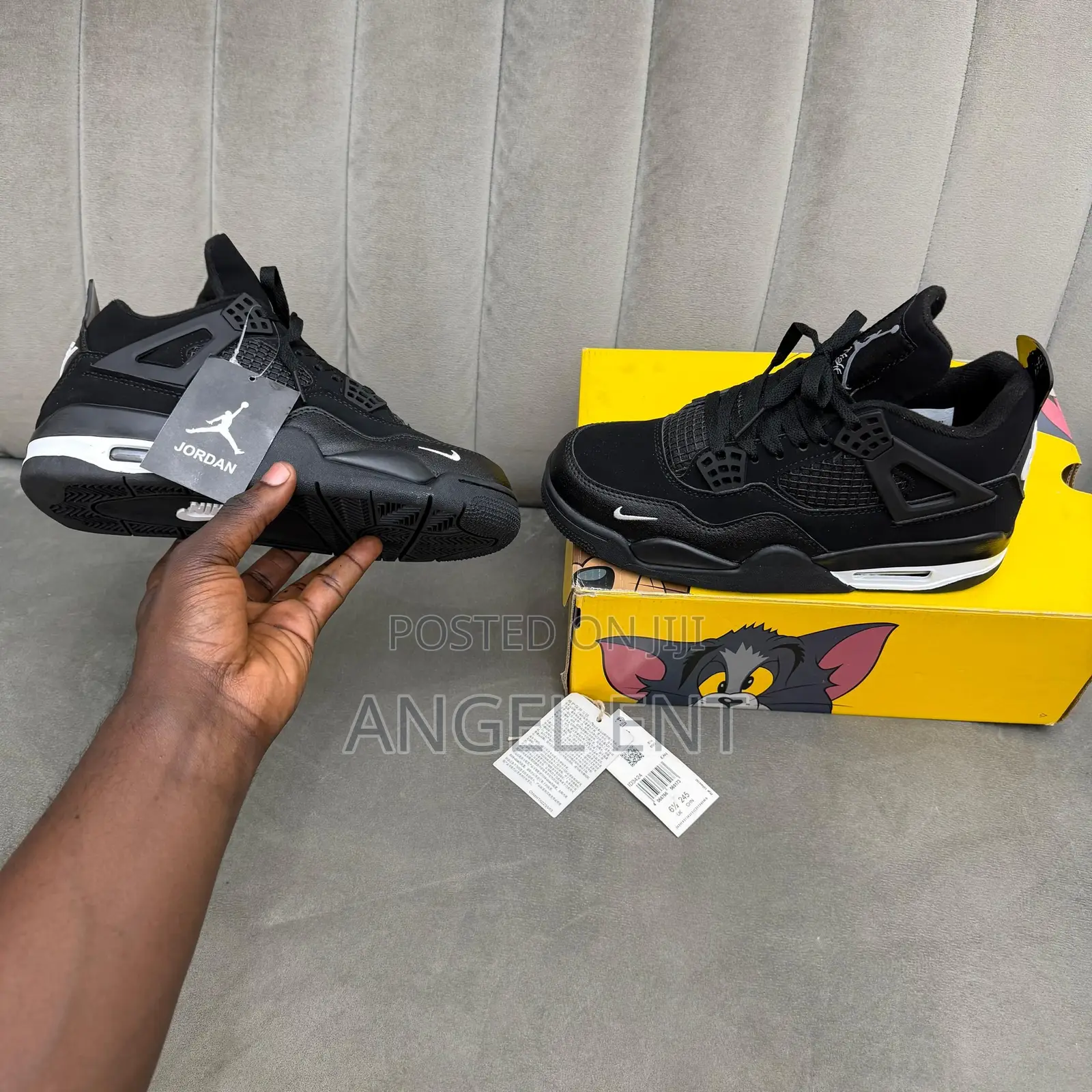 Air Jordan 4 "Black Cat" Sneakers Available (Location: Adum Kumasi)