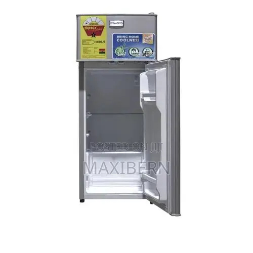 Nasco NASF2-90FL Double Door Table Top Fridge - 65 Liters - Silver