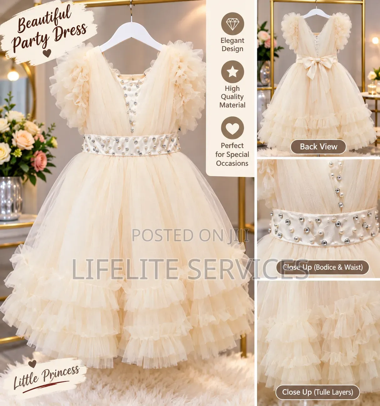 Quality Christmas Dress for Girls 6months-7yrs