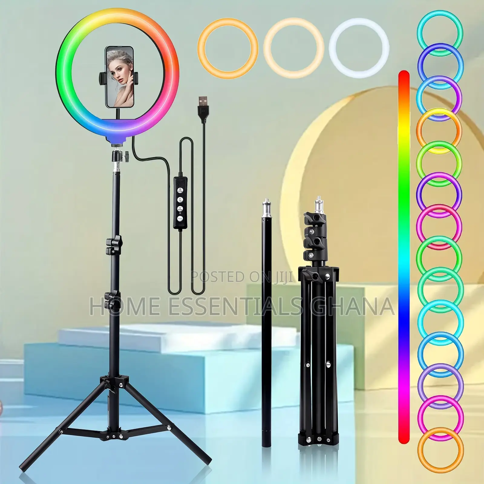 10′′ Premium Ring Light With Tripod Phone Holder