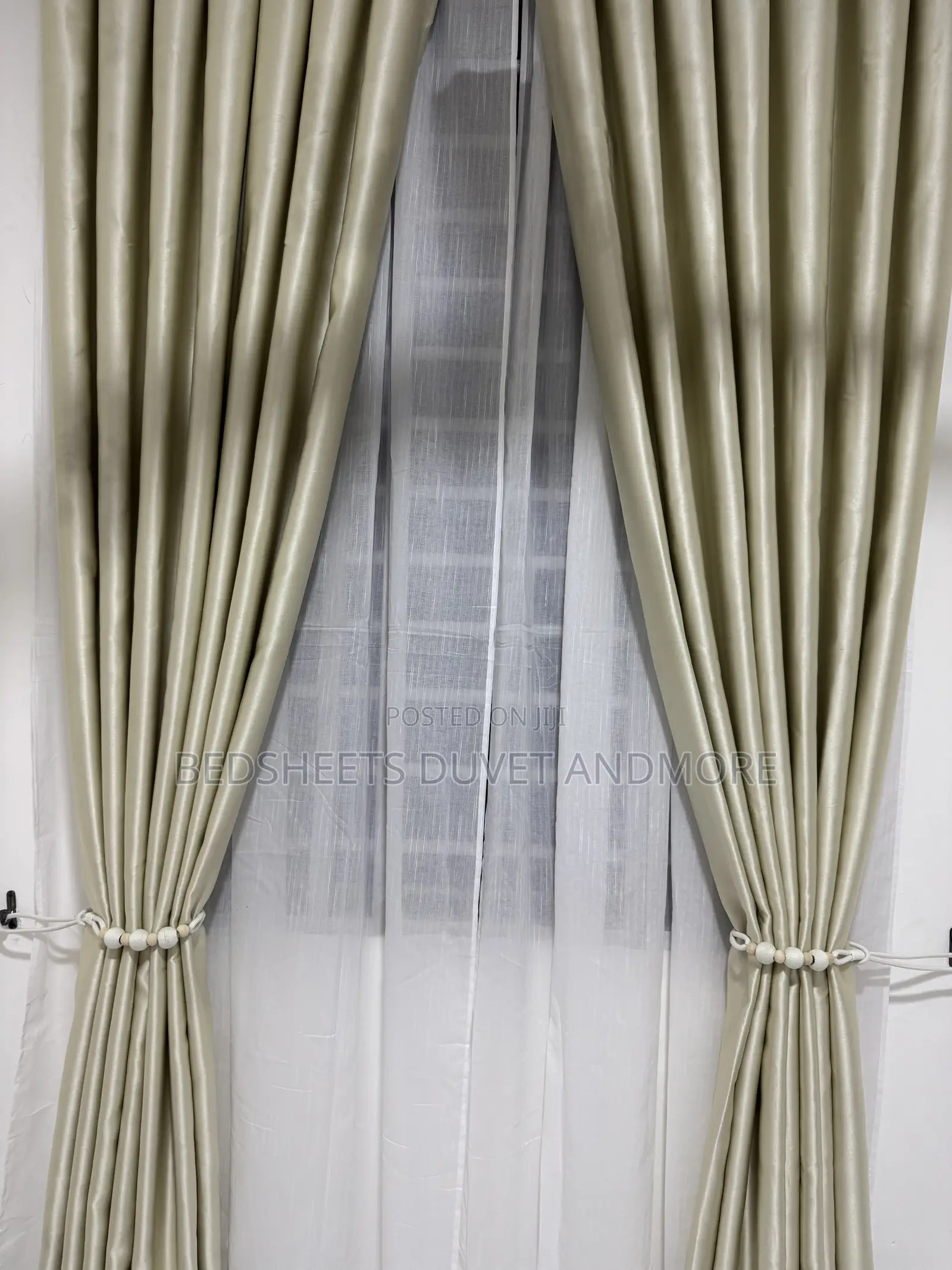 Wider Width Beige Curtains