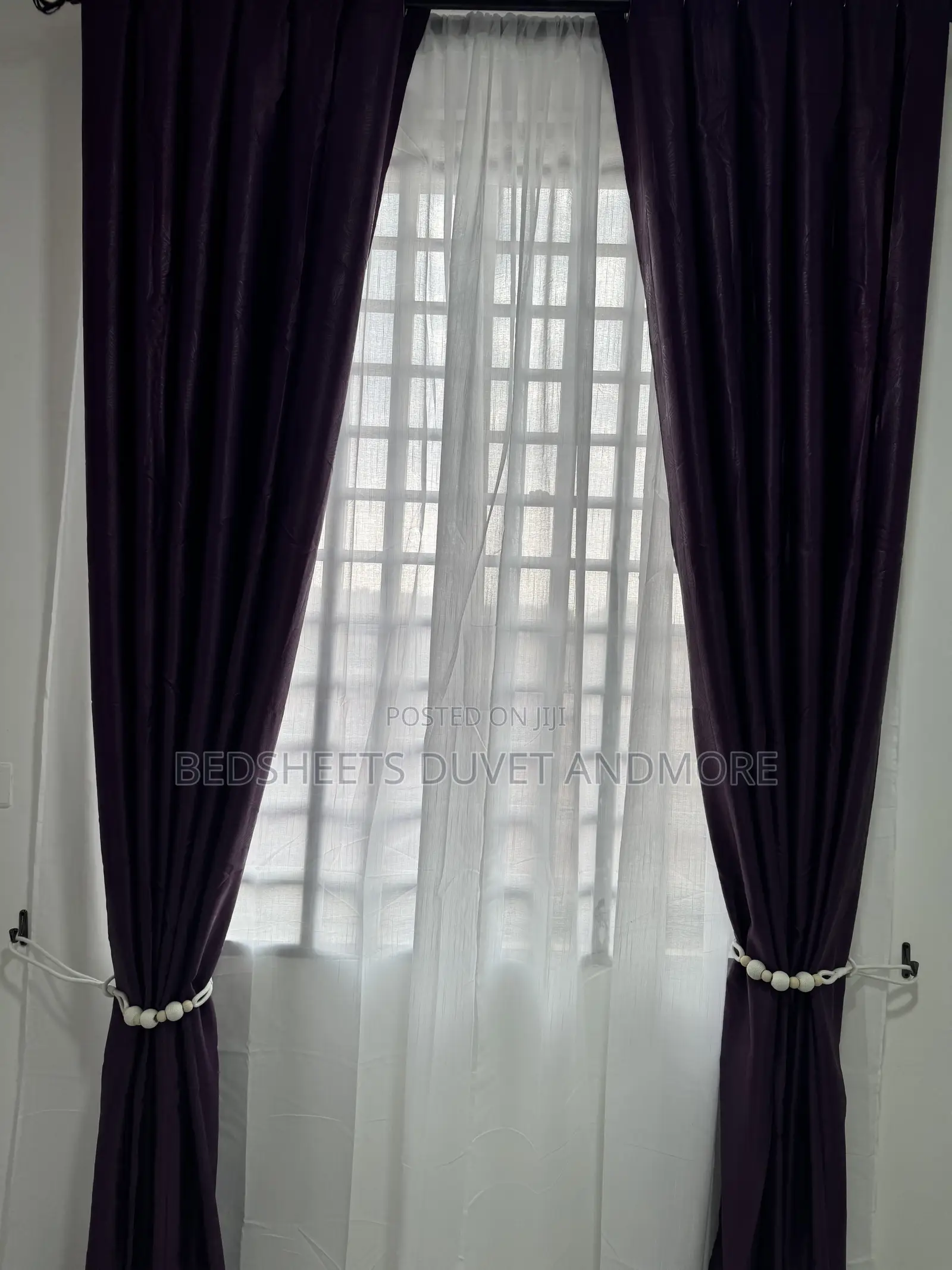 Dark Grey 10ft Curtains
