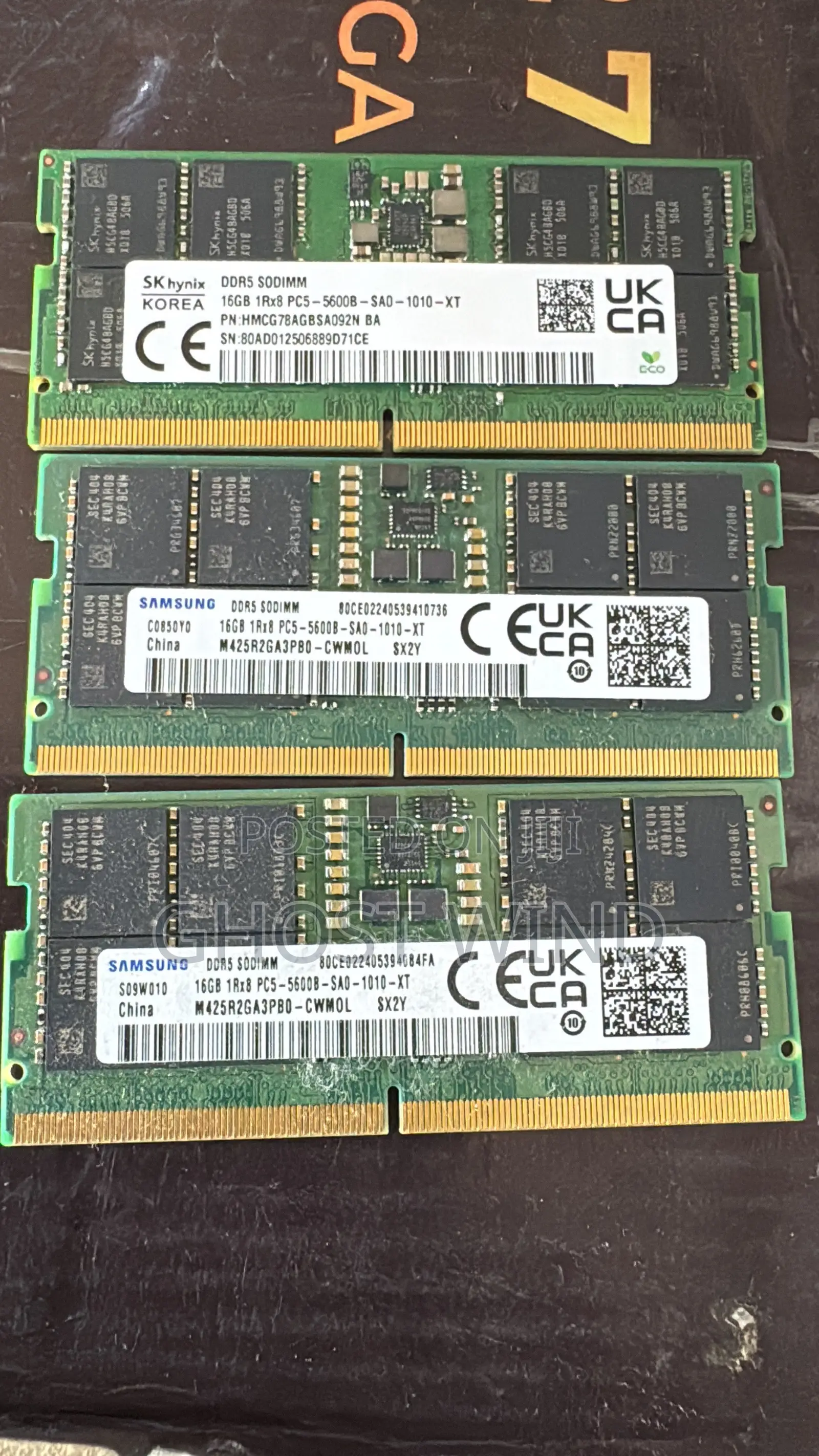 DDR 5 Laptop Rams