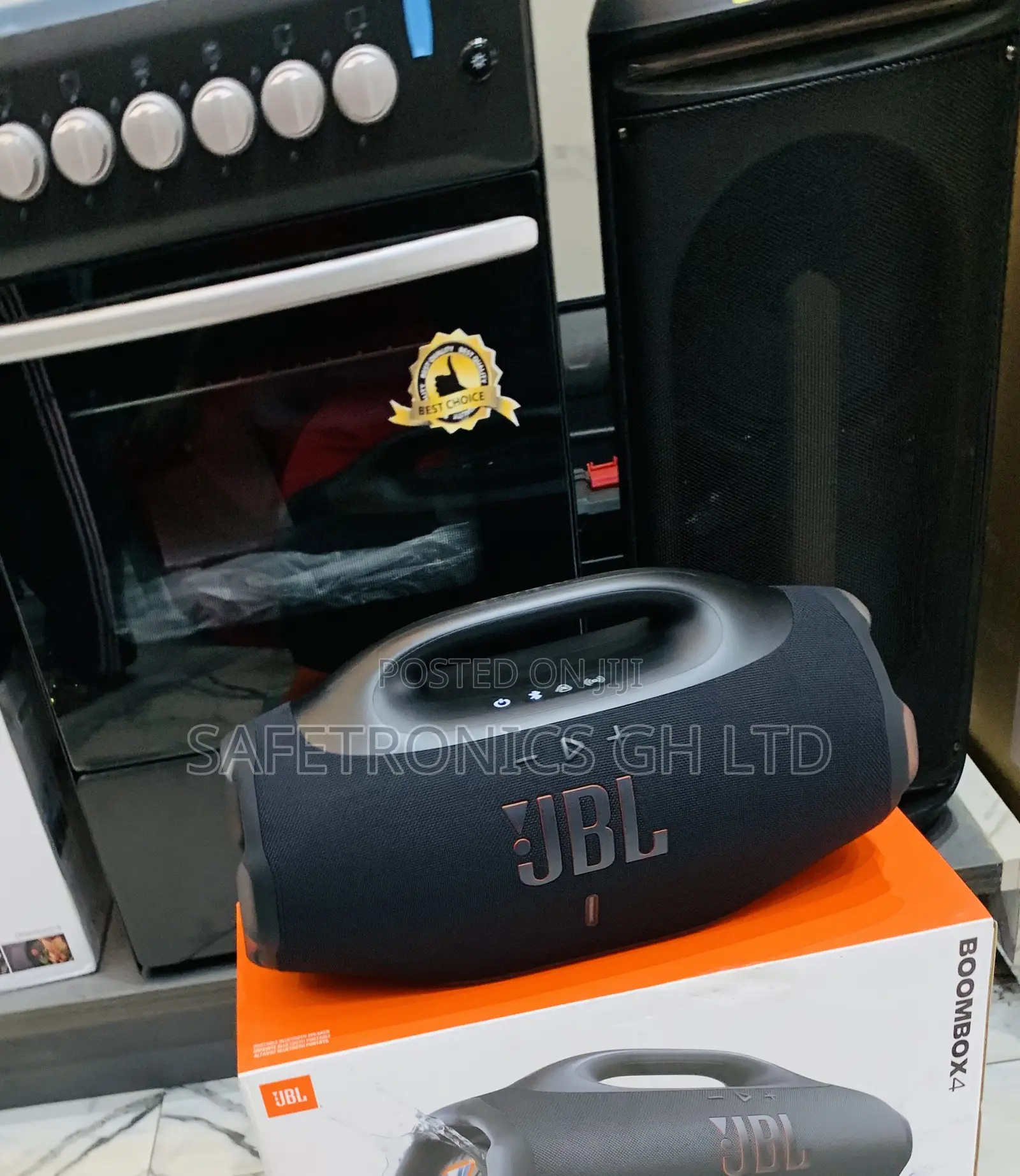 Get Authentic Great Black Bluetooth Boombox 4 JBL ~ Speaker