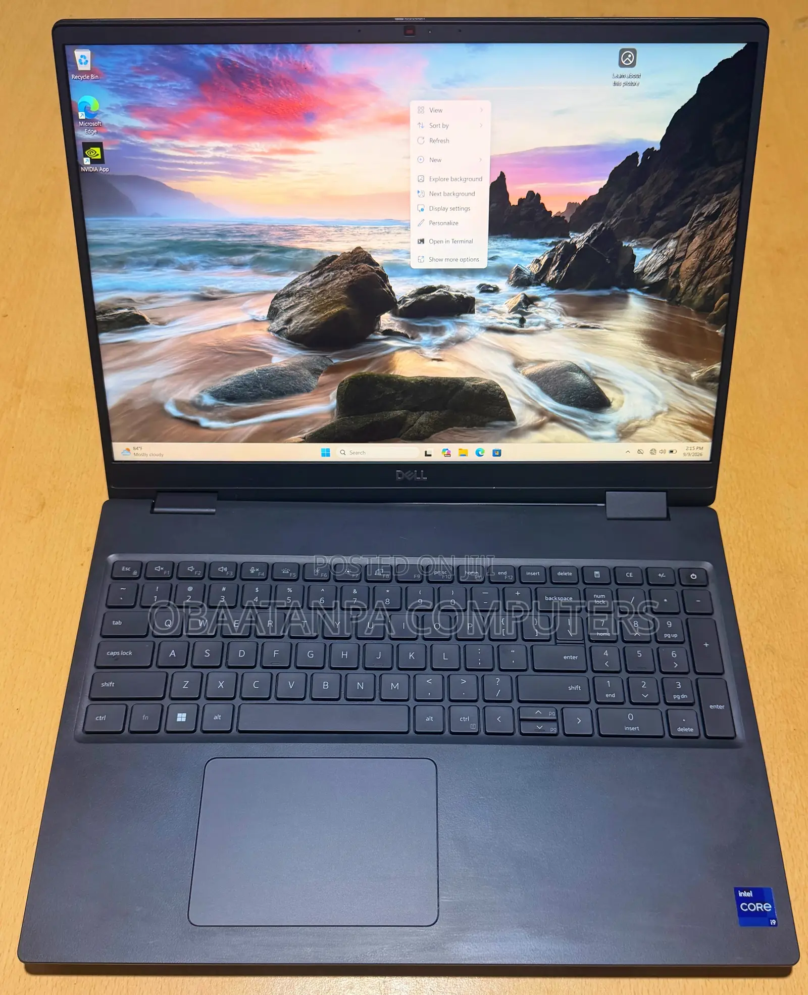Laptop Dell Precision 7670 32GB Intel Core i9 SSD 512GB