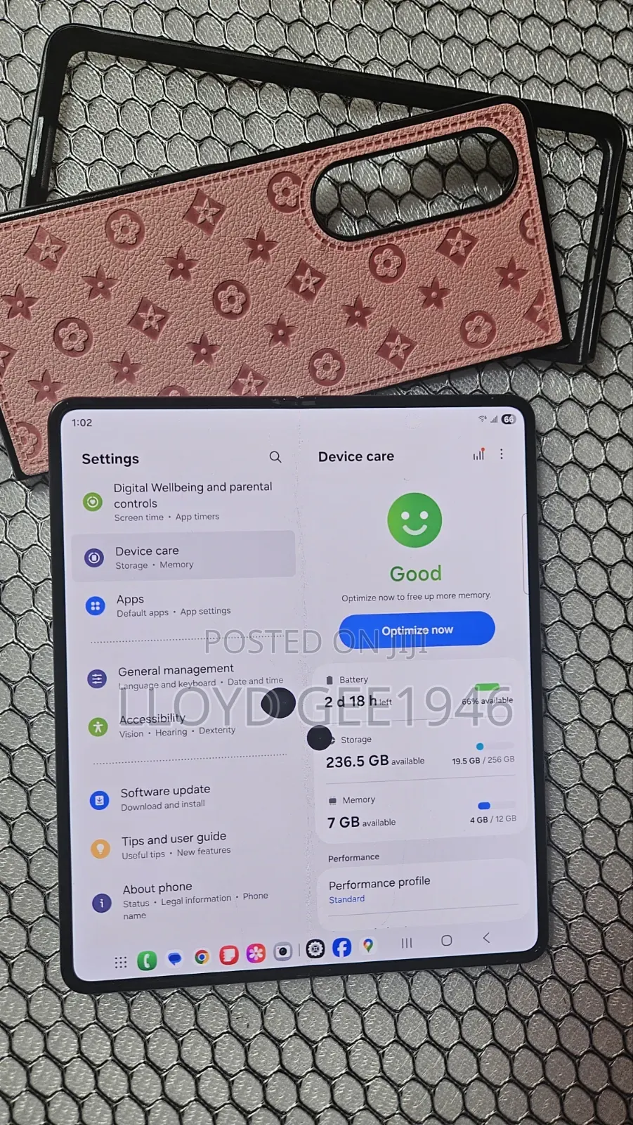 Samsung Galaxy Z Fold4 256 GB Black