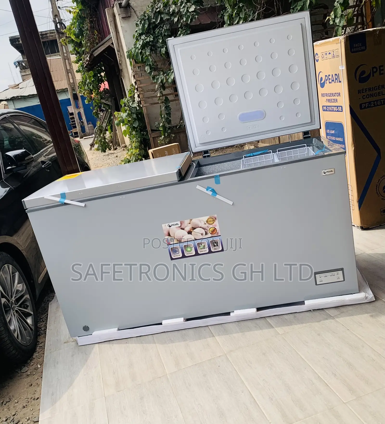 Quality Pearl Products 508 Liters 2 Doors PCF-6040 Grey Freezer