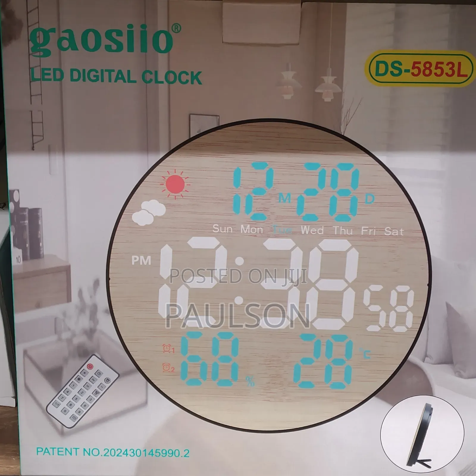 LED Digital Clock With Alarm and Remote Control