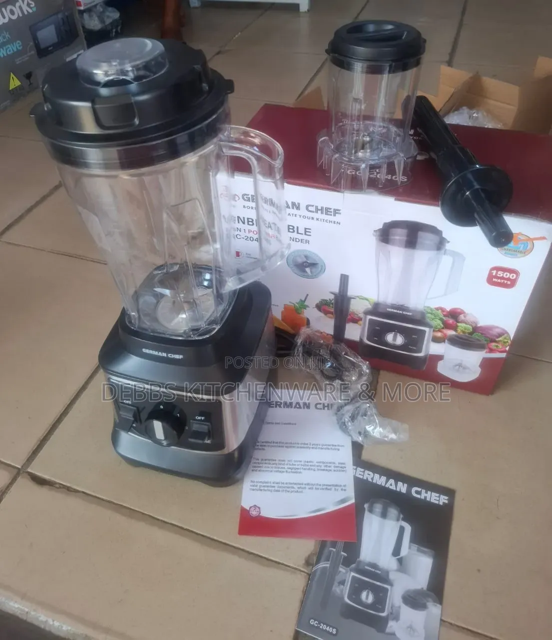 3litre German Chef Blender