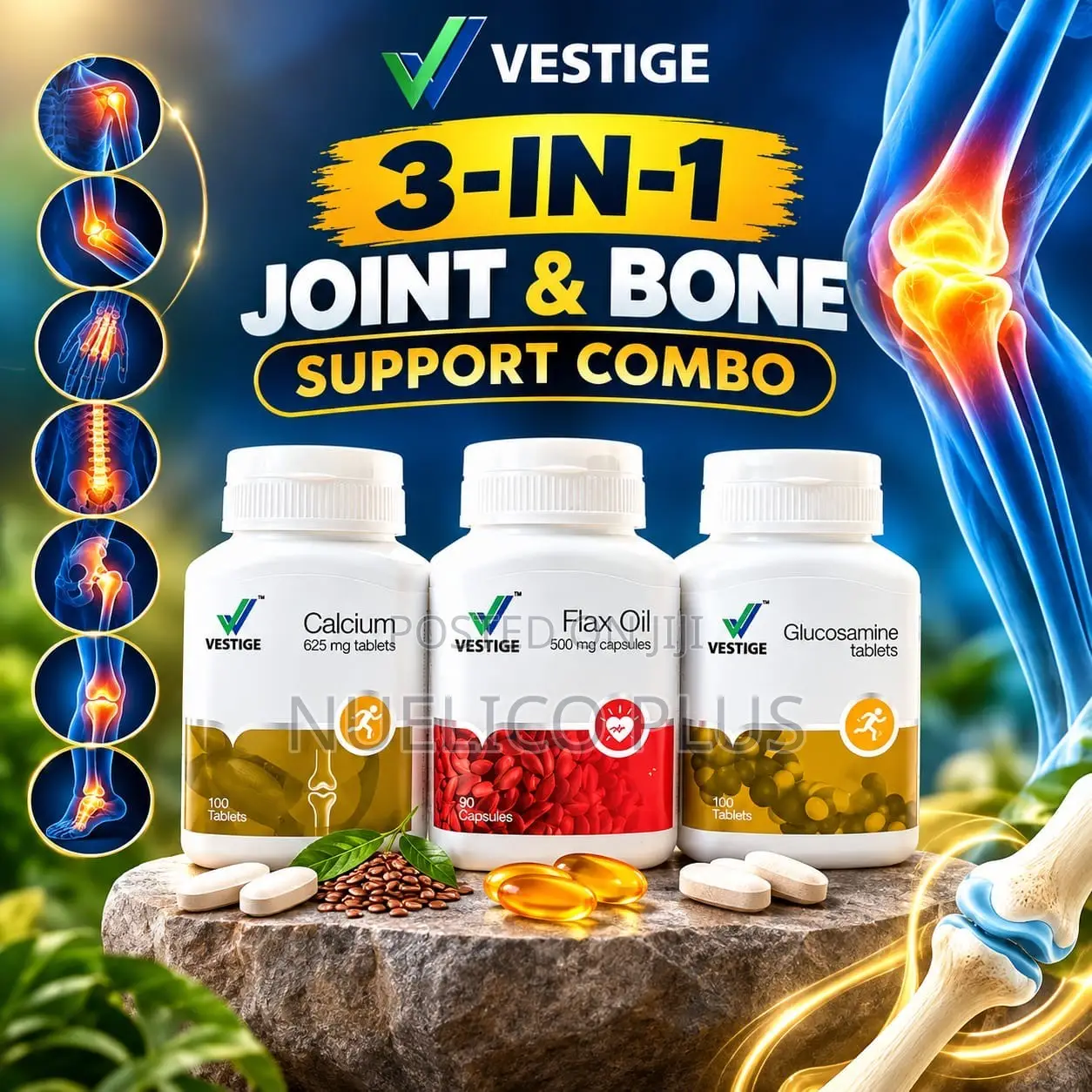 3-in-1 Joint Bone Support | Mobility Wellness Combo