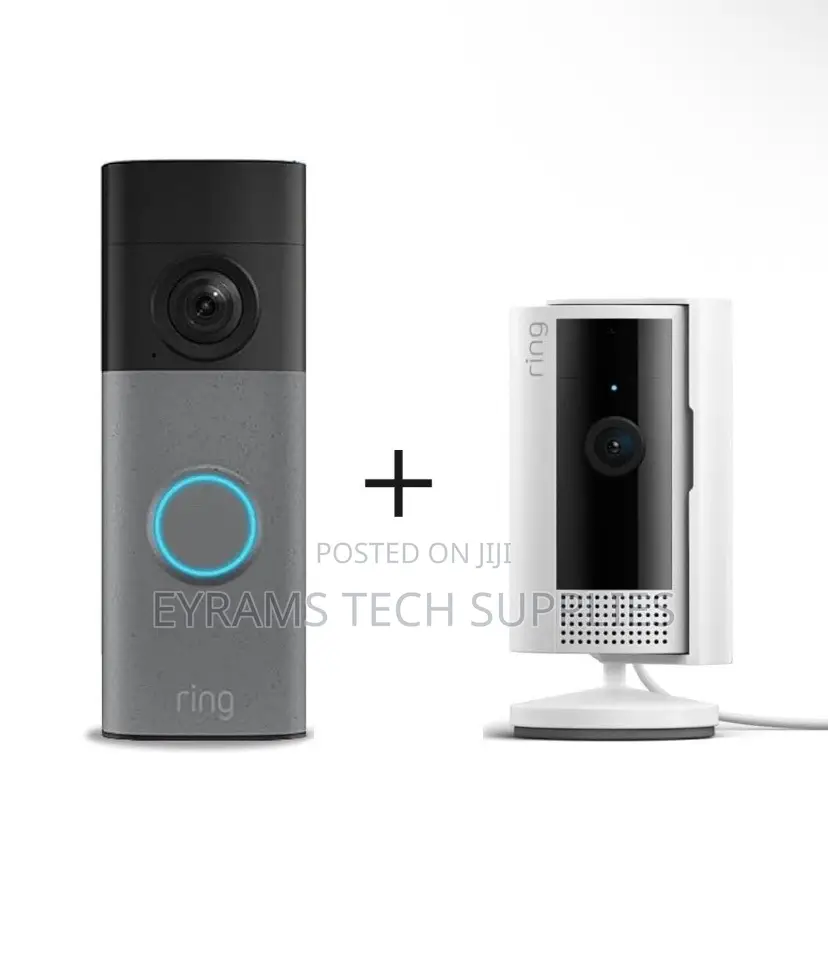 Ring Battery Video Doorbell Camera + Indoor Camera HD