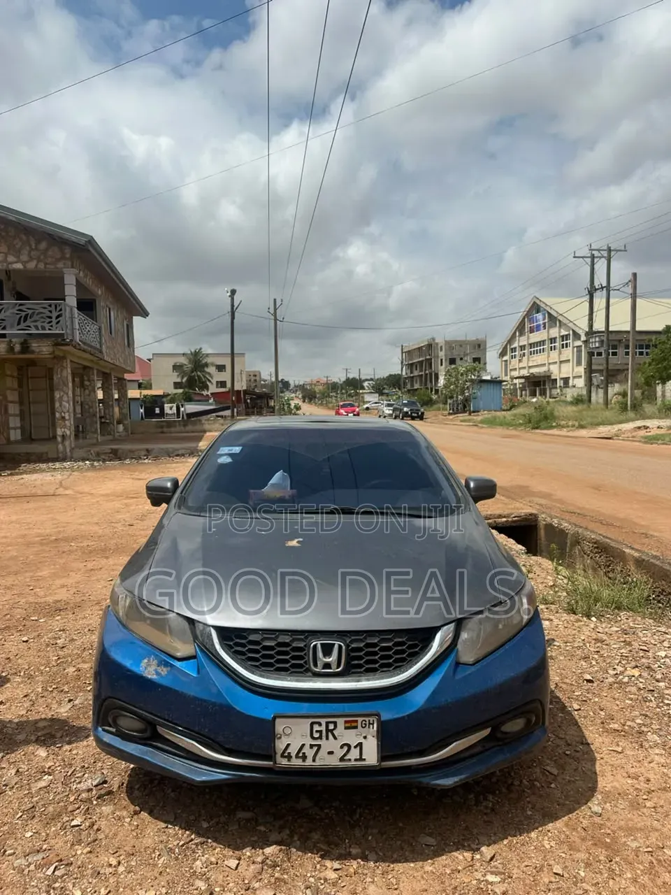 Honda Civic EX-L 4dr Sedan w/Nav (1.8L 4cyl CVT) 2014 Blue