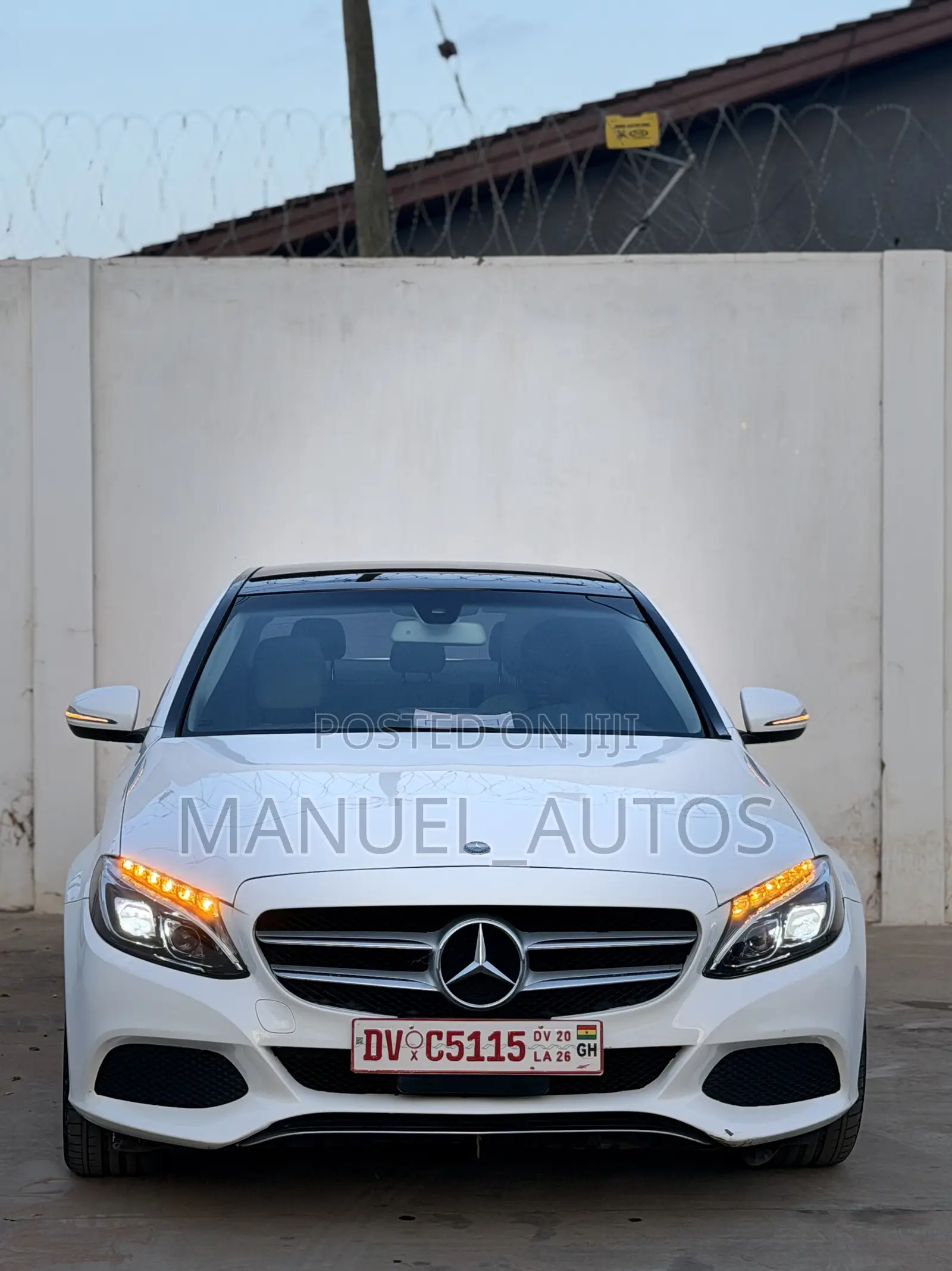 Mercedes-Benz C300 Sport Sedan RWD (2.0L 4cyl 7A) 2017 White