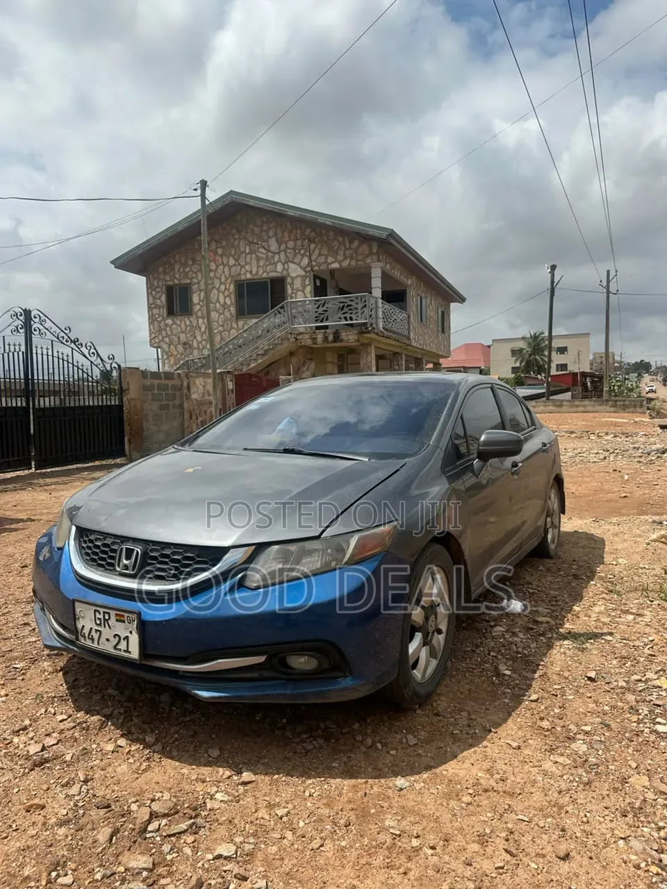 Honda Civic EX-L 4dr Sedan w/Nav (1.8L 4cyl CVT) 2014 Blue