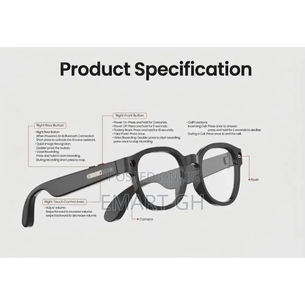 Aimb-S1 Ai Camera Sun Glasses