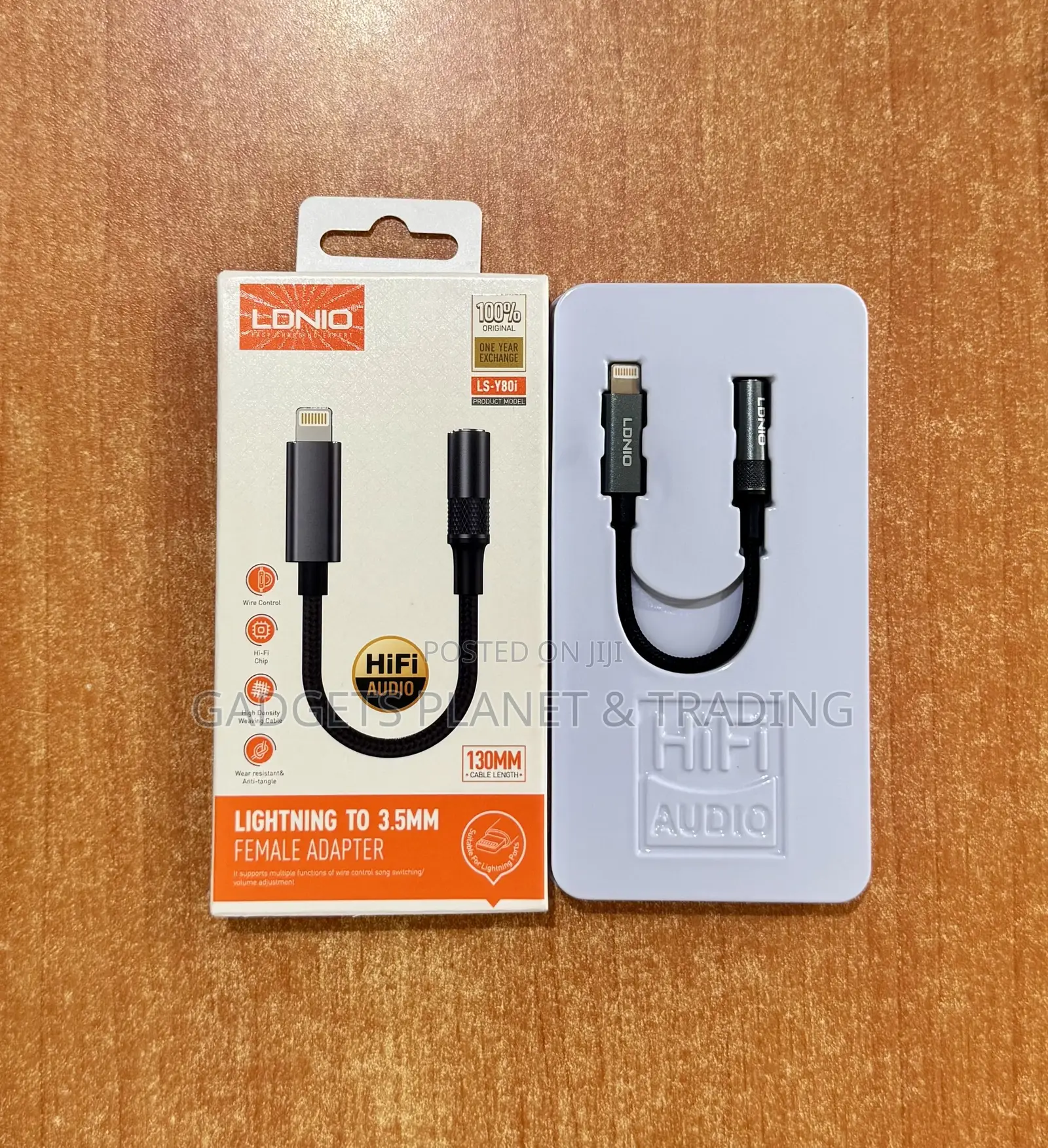 Ldnio LS-Y80i 3.5mm Audio Adapter Cable to Lightning Converter