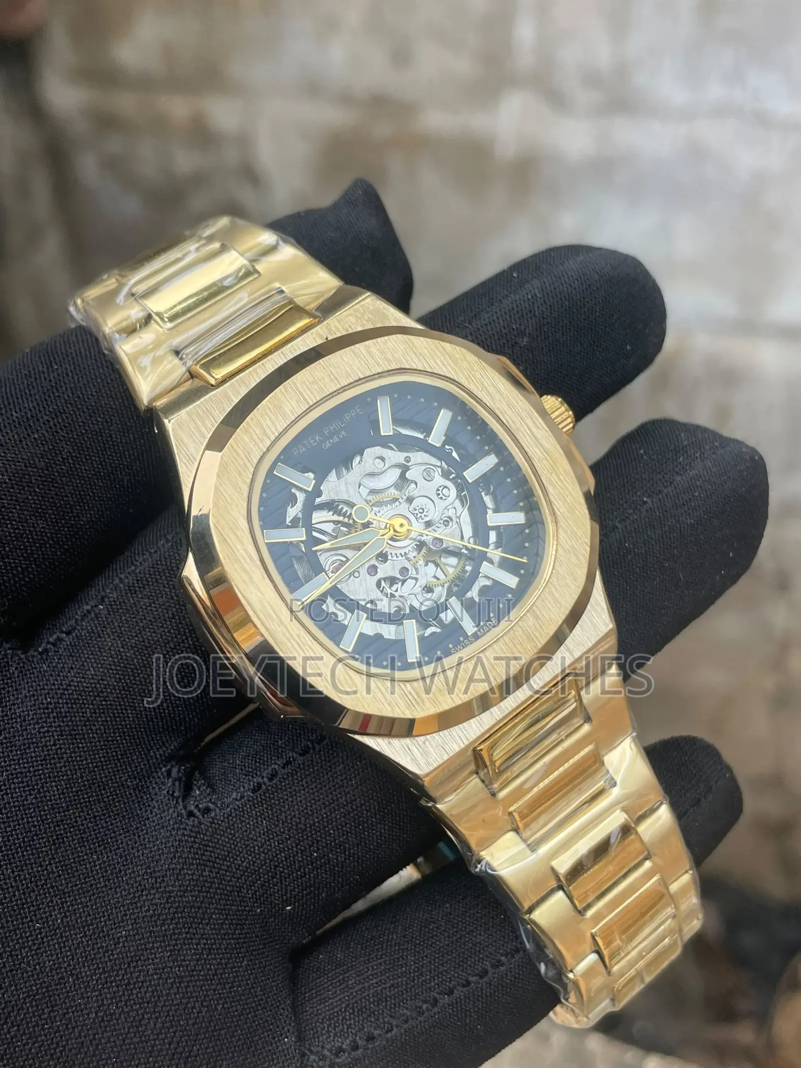 Patek Philippe–Inspired Skeleton Luxury Watch