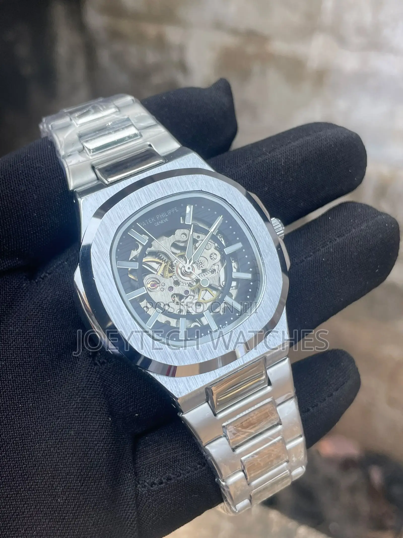 Patek Philippe–Inspired Skeleton Luxury Watch