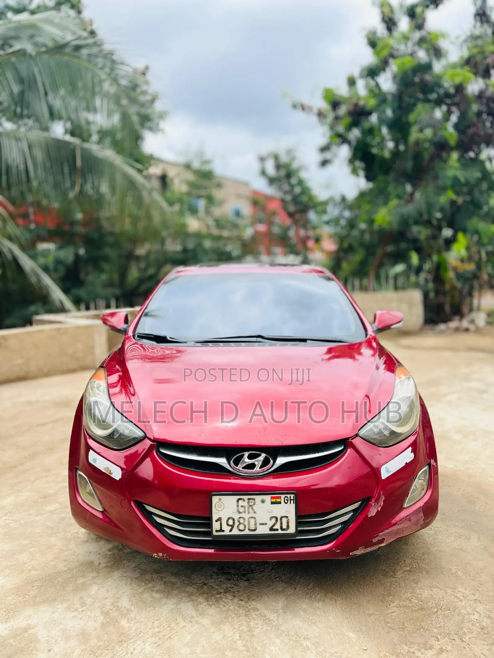 Hyundai Elantra Limited Sedan FWD (1.8L 4cyl 6A) 2013 Red
