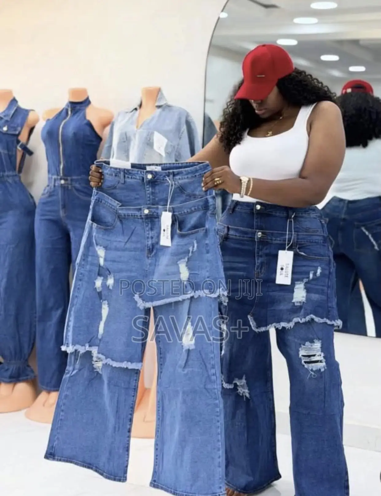Cargo Stylish Wide Leg Jeans