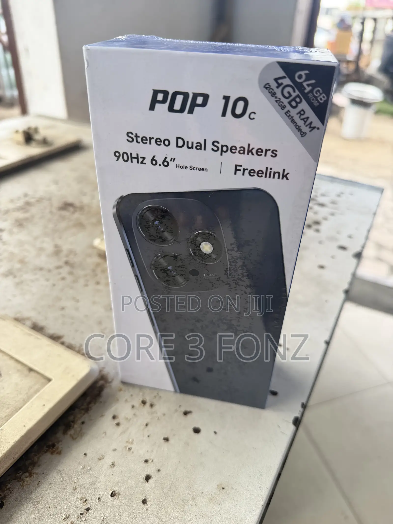 New Tecno Pop 10C 64 GB Black