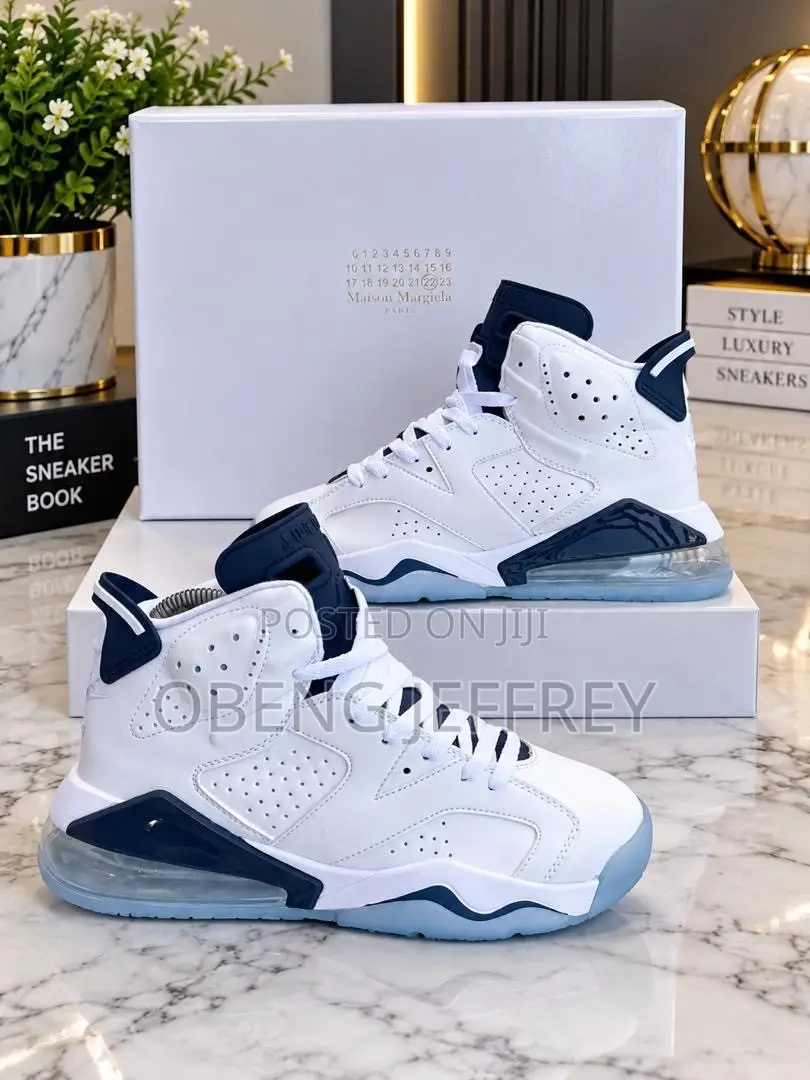 Original Air Jordan 6 Retro Midnight Navy/White