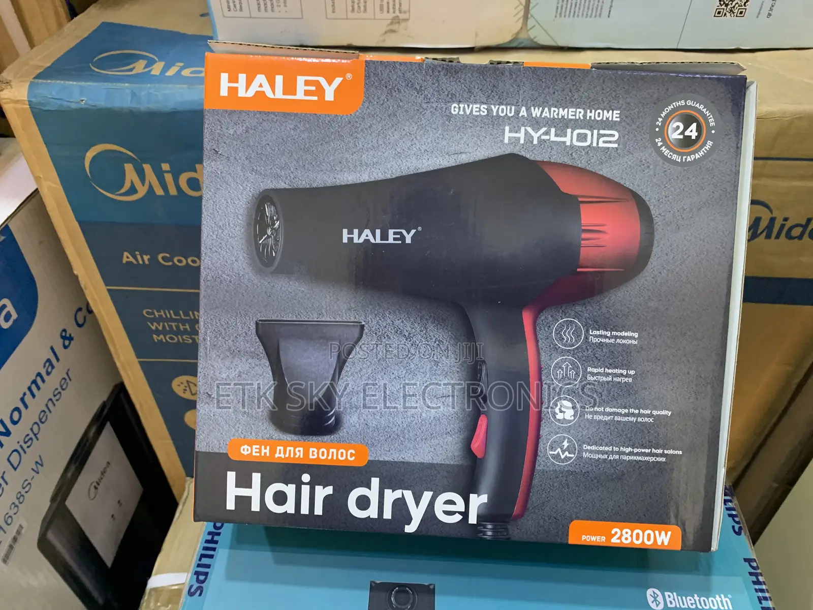 HALEY HY-LH012 2800W Professional Hair Dryer – High Power Fast Drying