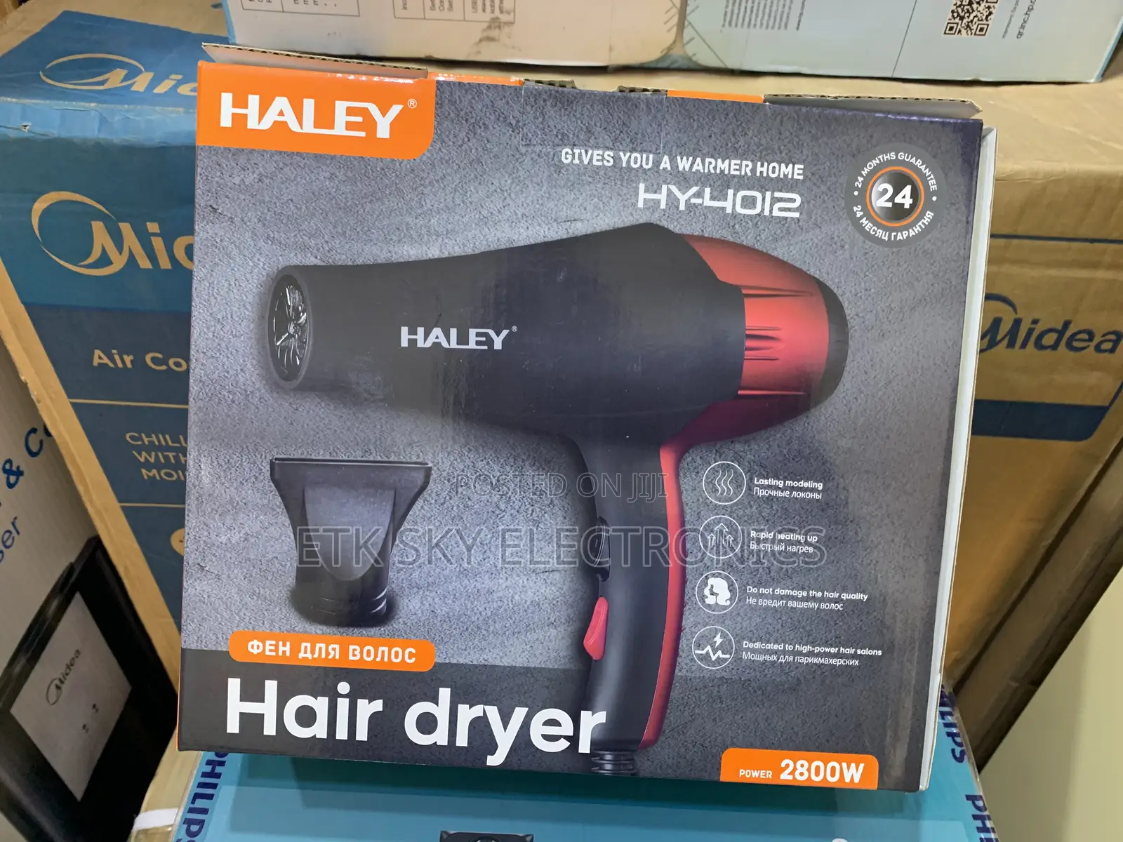 HALEY HY-LH012 2800W Professional Hair Dryer – High Power Fast Drying