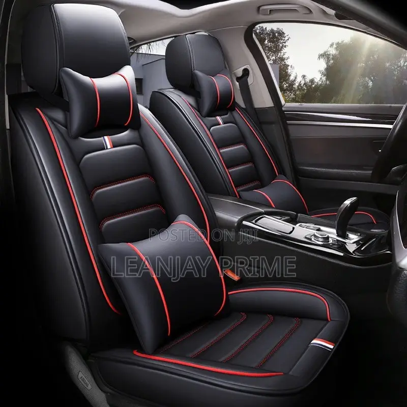 Complete 5 Seater Premium Seat Covers With Neck and Lumbar Support