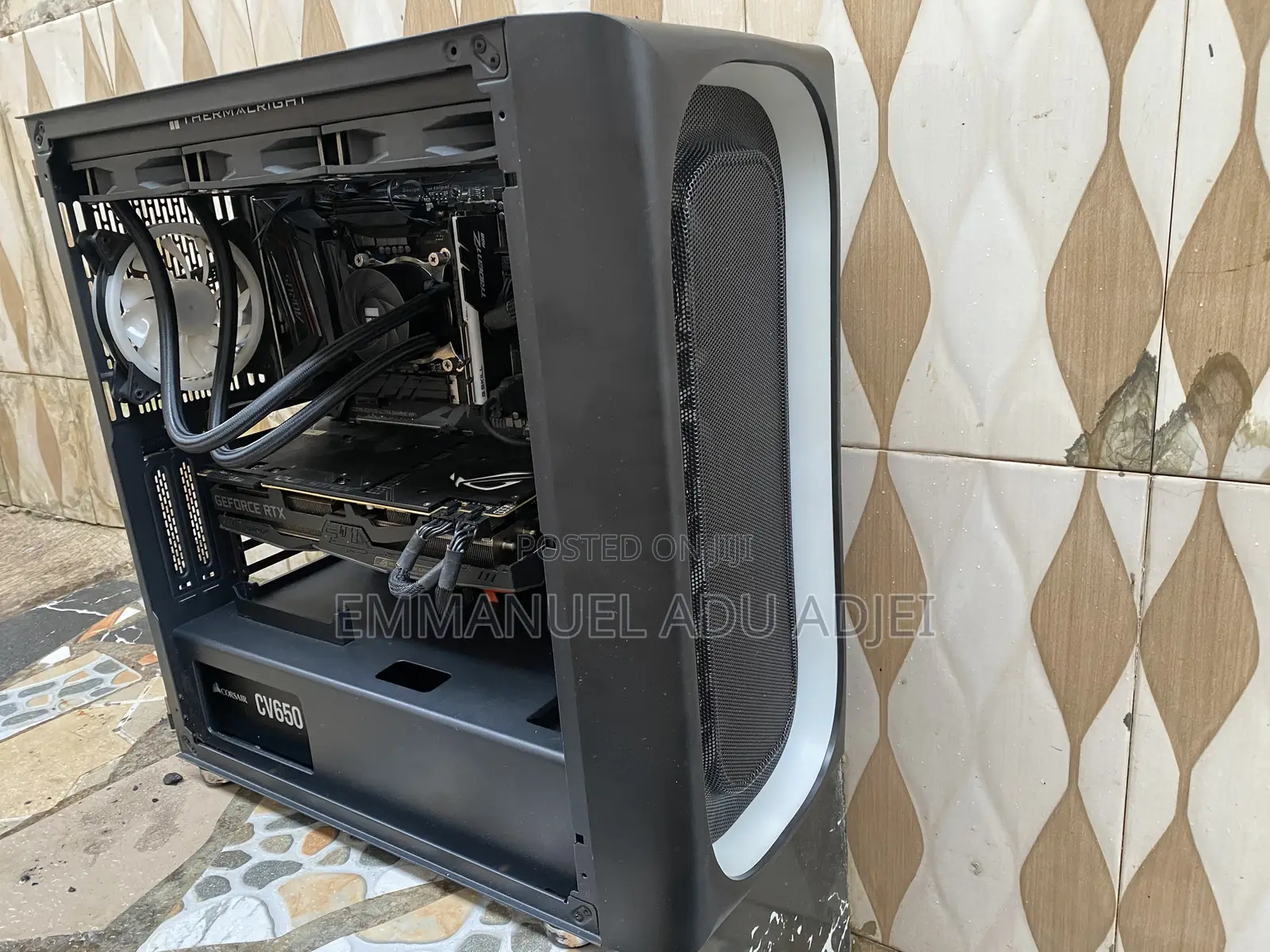 Full RGB Gaming Case + 7 RGB Fans and Uphere Intel Air Cooler