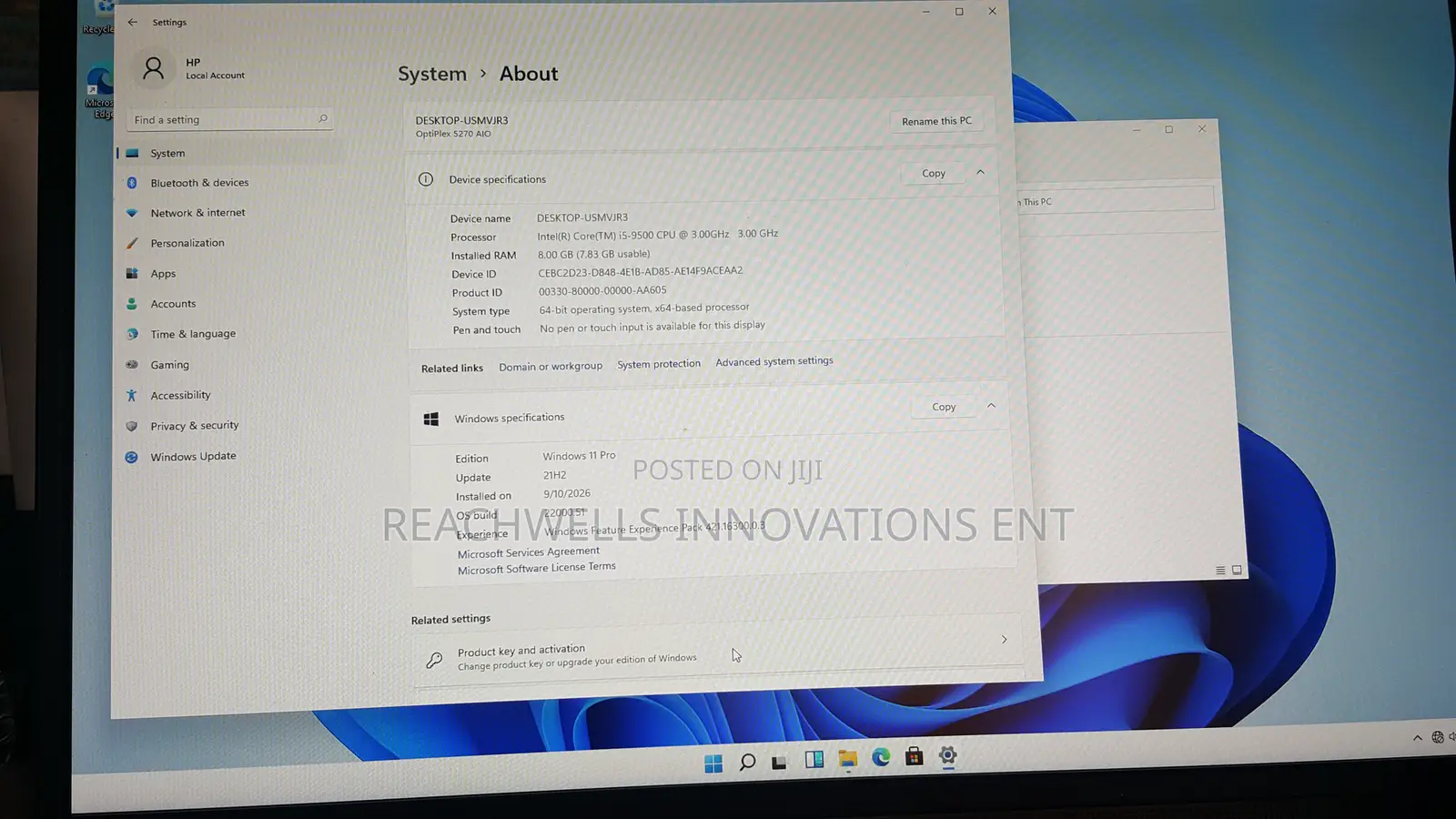 Desktop Computer Dell OptiPlex 5260 8GB Intel Core i5 HDD 500GB