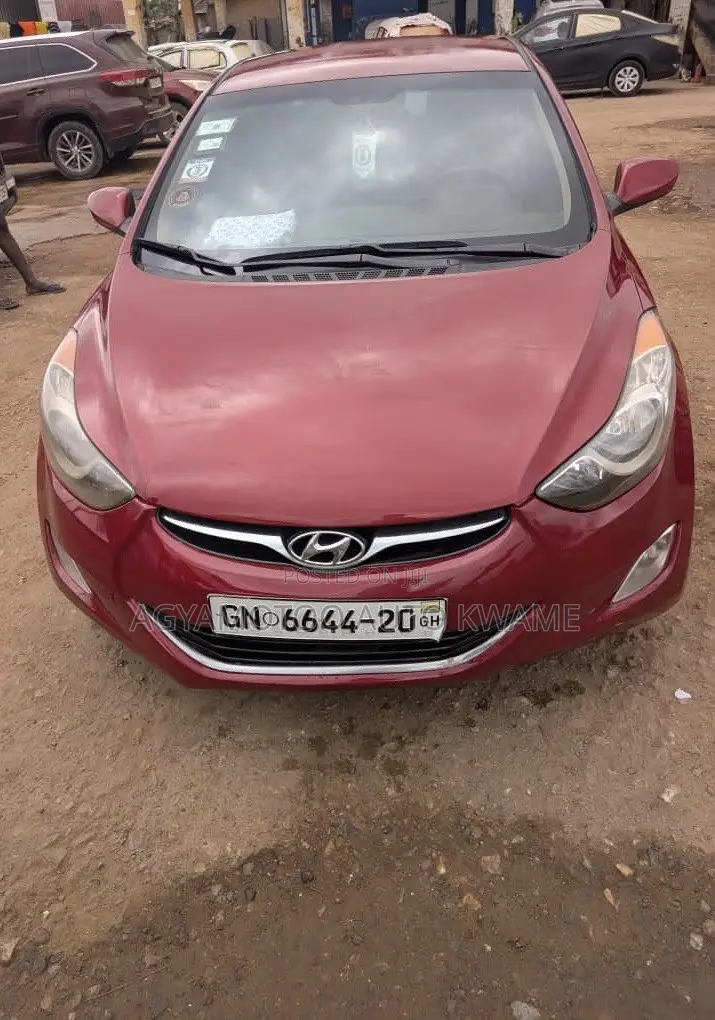 Hyundai Elantra GLS Automatic 2012 Red