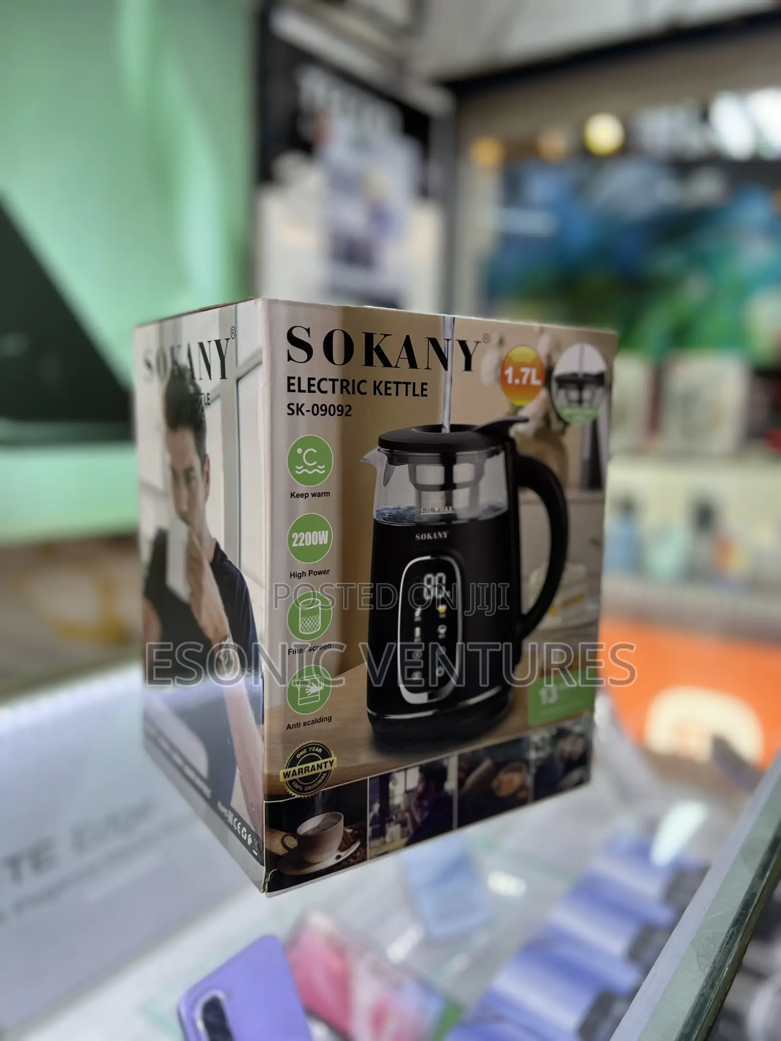 SOKANY Digital Electric Kettle 1.7L