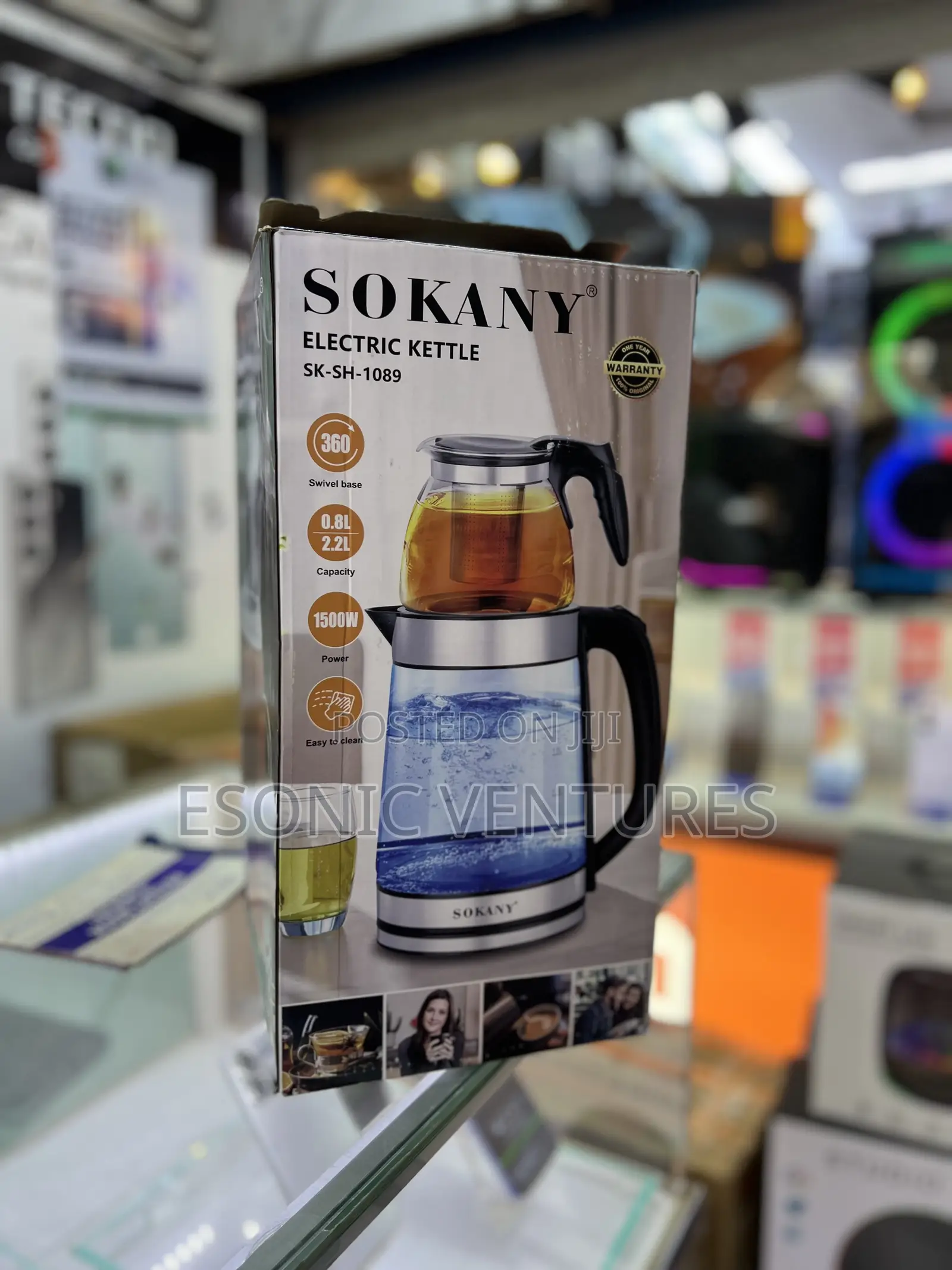 SOKANY Electric Kettle 2.2L